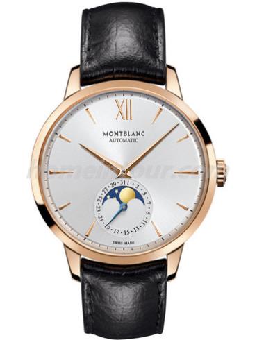 万宝龙U0111185男表大班传承系列-黑色表带/表径38-40mm