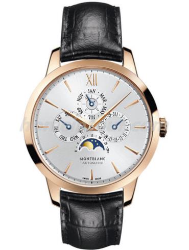 万宝龙U0110714男表大班传承系列-黑色表带/表径38-40mm