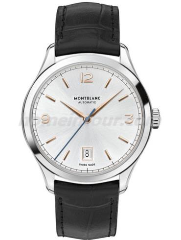 万宝龙U0112520男表传承Chronométrie系列-黑色表带/表径38mm