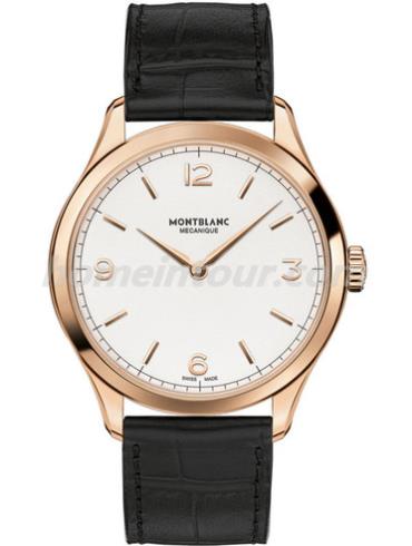 万宝龙U0112516男表传承Chronométrie系列-黑色表带/表径38mm