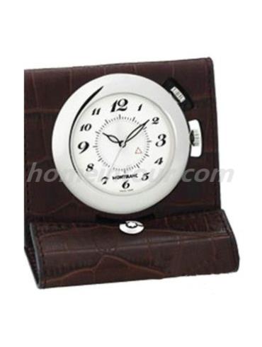 万宝龙09677请选择旅行时计系列-棕色表带/表径45mm