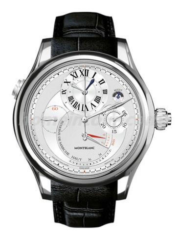 万宝龙104864男表维莱尔1858系列-黑色表带/表径47mm