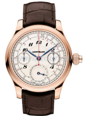 万宝龙U0107342男表维莱尔1858系列-棕色表带/表径43.5mm