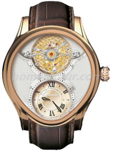 万宝龙U0109268男表维莱尔1858系列-棕色表带/表径44-47mm