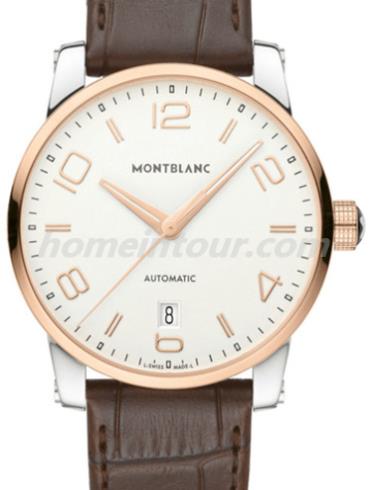 万宝龙U0110330男表时光行者系列-棕色表带/表径38-40mm