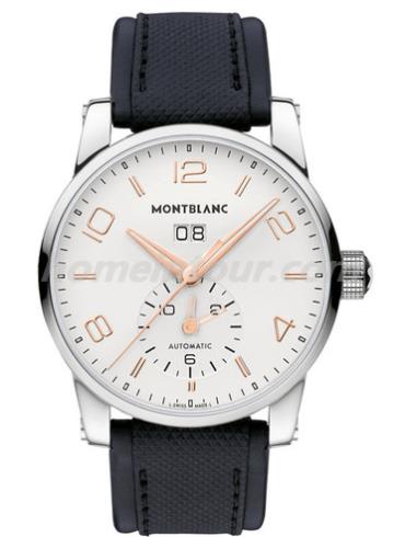 万宝龙U0110579男表时光行者系列-黑色表带/表径42mm