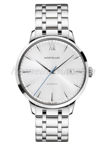 万宝龙U0111581男表大班传承系列-银色表带/表径41-43mm