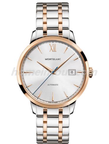 万宝龙U0111625男表大班传承系列-间金色表带/表径38-40mm