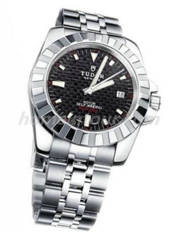 帝舵20010-62100CHARCO男表运动系列-银色表带/表径41mm