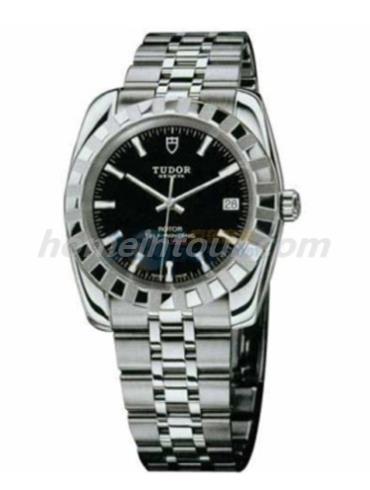 帝舵20010-62100_Black男表运动系列-银色表带/表径41mm