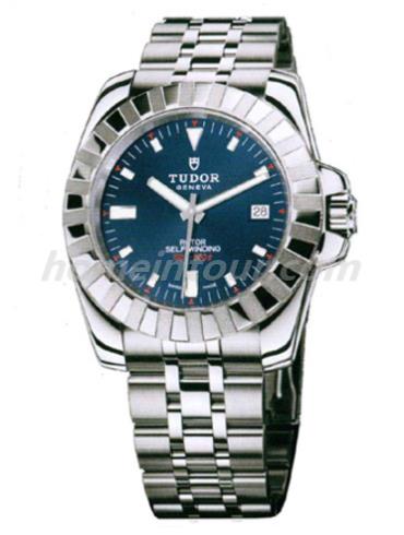 帝舵20020-62100_Blue男表运动系列-银色表带/表径41mm