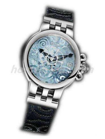 帝舵35401_Weave女表玫瑰系列-黑色表带/表径30mm