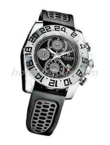 帝舵20400-rs男表玫瑰系列-黑色表带/表径43mm