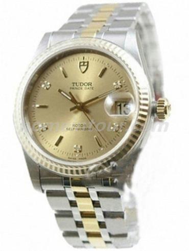 帝舵74033-62473_5di男表骏珏系列-间金色表带/表径34mm