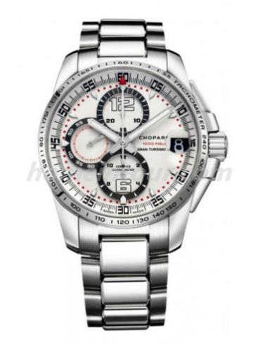 萧邦158459-3002男表经典女装系列-银色表带/表径44mm