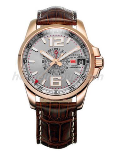 萧邦161277-5001男表经典女装系列-棕色表带/表径44mm