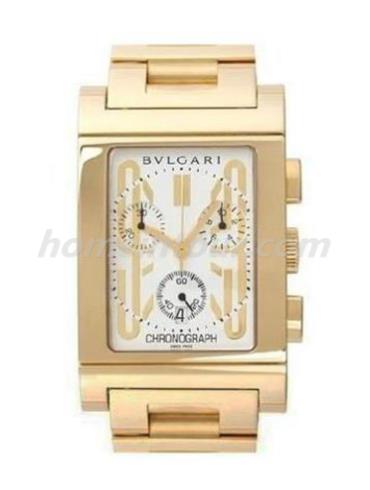 宝格丽RTC49GGD男表RETTANGOLO系列-金色表带/表径29x47.5mm