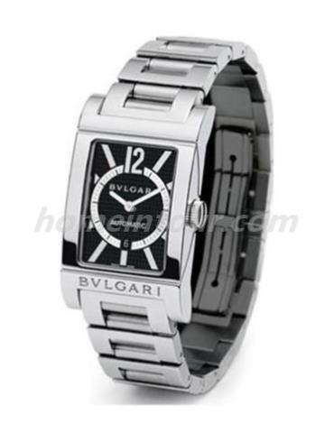 宝格丽RT45BRSSD男表RETTANGOLO系列-银色表带/表径26x45mm