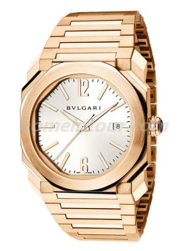 宝格丽BGOP38WGGD男表OCTO系列-金色表带/表径38mm