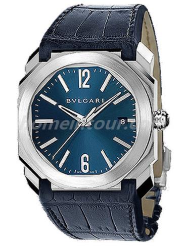 宝格丽BGO38C3SLD男表OCTO系列-蓝色表带/表径38mm