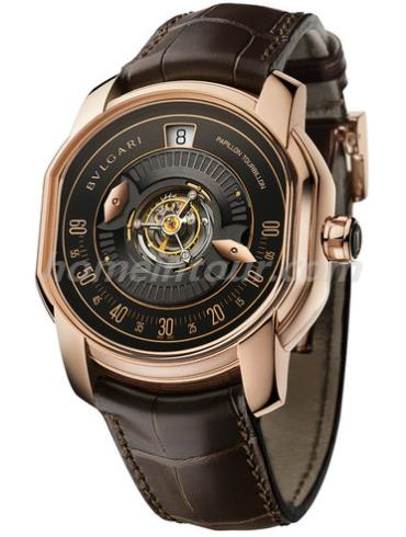 宝格丽BRRP45BGLTBPAP男表DANIEL ROTH系列-棕色表带/表径45mm