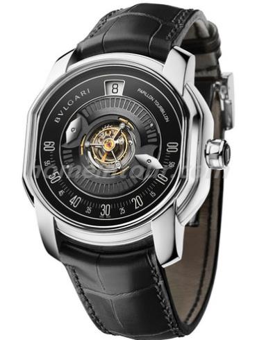 宝格丽BRR45BPLPAP男表DANIEL ROTH系列-黑色表带/表径45mm