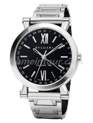 宝格丽SB43BSSD男表SOTIRIO BULGARI系列-银色表带/表径43mm