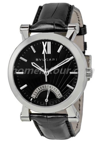 宝格丽SB42BSLDR男表SOTIRIO BULGARI系列-黑色表带/表径42mm