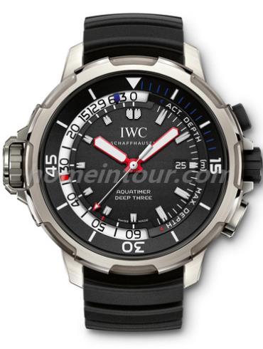 万国IW355701男表海洋系列-黑色表带/表径46mm