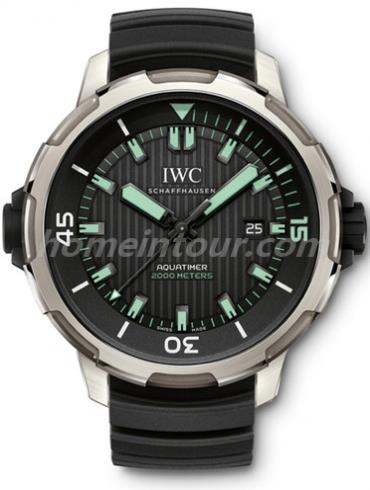 万国IW358002男表海洋系列-黑色表带/表径46mm