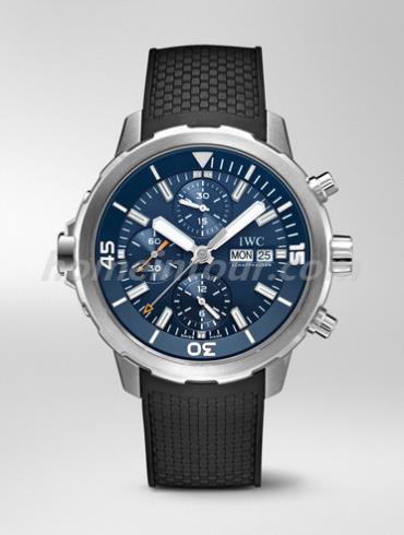 万国IW376805男表海洋系列-黑色表带/表径44mm