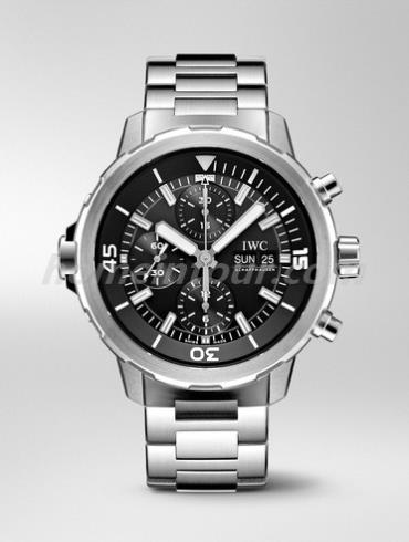 万国IW376804男表海洋系列-银色表带/表径44mm