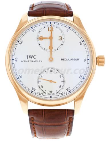 万国IW544402男表葡萄牙系列-棕色表带/表径43.1mm