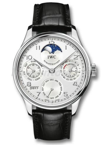 万国IW502305男表葡萄牙系列-黑色表带/表径44.2mm