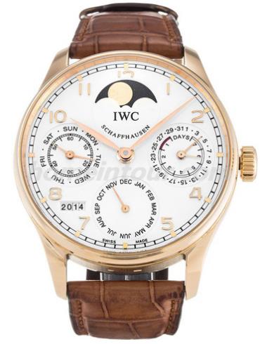 万国IW502213男表葡萄牙系列-棕色表带/表径44.2mm