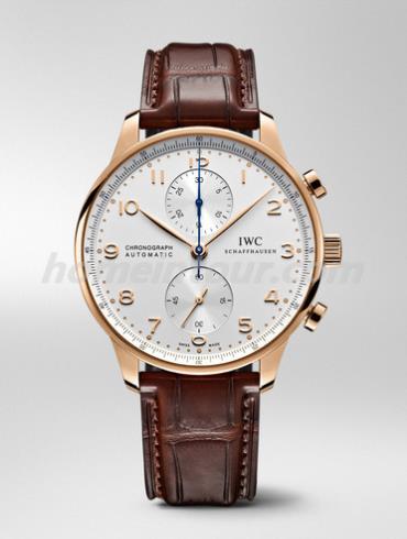 万国IW371480男表葡萄牙系列-棕色表带/表径40.9mm