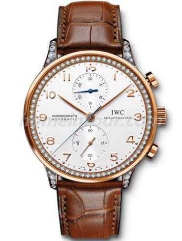 万国IW371478男表葡萄牙系列-棕色表带/表径40.9mm