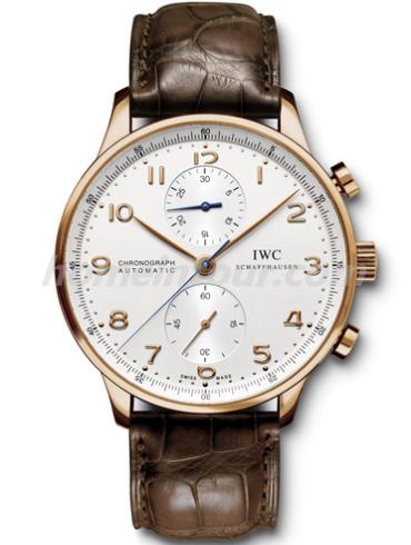 万国IW371476男表葡萄牙系列-棕色表带/表径40.9mm