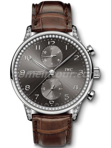 万国IW371474男表葡萄牙系列-棕色表带/表径40.9mm