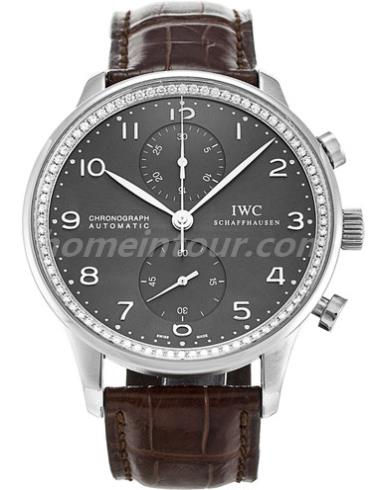 万国IW371473男表葡萄牙系列-白色表带/表径40.9mm