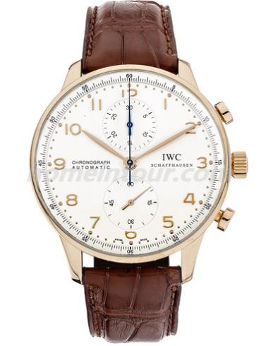 万国IW371416男表葡萄牙系列-棕色表带/表径40.9mm