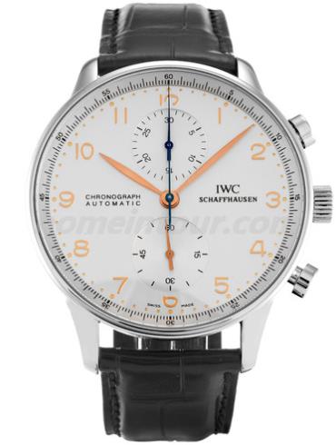 万国IW371401男表葡萄牙系列-黑色表带/表径40.9mm