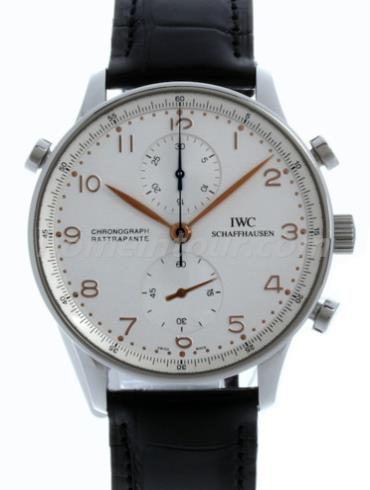 万国IW371202男表葡萄牙系列-黑色表带/表径40.9mm