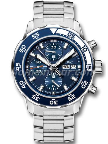 万国IW376710男表海洋系列-银色表带/表径44mm