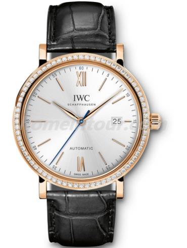 万国IW356515男表柏涛菲诺系列-黑色表带/表径40mm