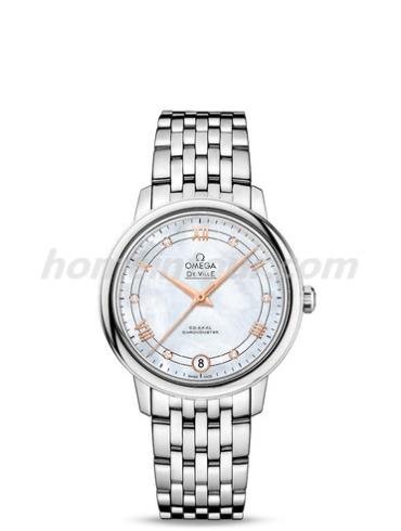 欧米茄424.10.33.20.55.002女表碟飞系列-银色表带/表径32.7mm