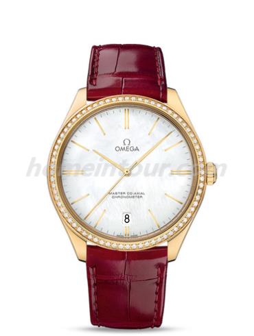 欧米茄432.58.40.21.05.004男表碟飞系列-红色表带/表径40mm