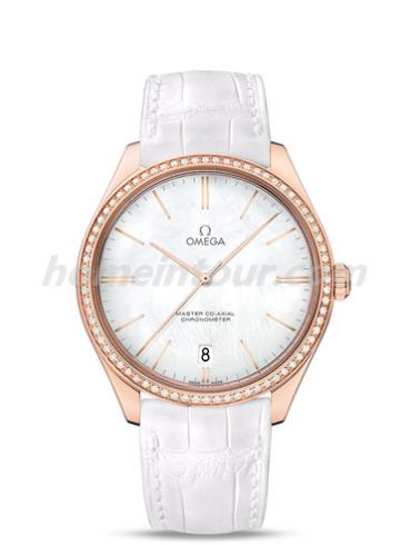 欧米茄432.58.40.21.05.001男表碟飞系列-白色表带/表径40mm