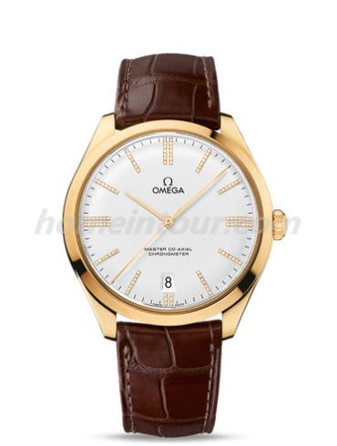 欧米茄432.53.40.21.52.003男表碟飞系列-棕色表带/表径40mm