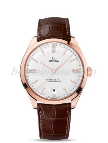 欧米茄432.53.40.21.52.002男表碟飞系列-棕色表带/表径40mm